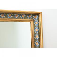 French 19th Century Gilt Painted Symmetrical Mirror - 4596541