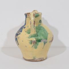 French 19th Century Glazed Terracotta Jug or Water Cruche Orjol - 4486035