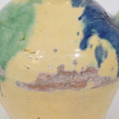 French 19th Century Glazed Terracotta Jug or Water Cruche Orjol - 4486038