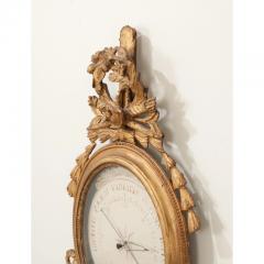 French 19th Century Gold Gilt Barometer - 3002684