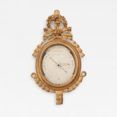 French 19th Century Gold Gilt Barometer - 3044596