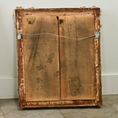 French 19th Century Gold Gilt Mirror with Flowers - 3747310