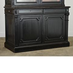 French 19th Century Grand Ebonized Bibliotheque - 4322229