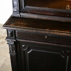French 19th Century Grand Ebonized Bibliotheque - 4322232