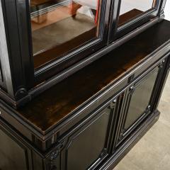 French 19th Century Grand Ebonized Bibliotheque - 4322234