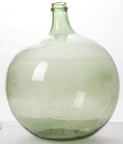 French 19th Century Green Blown Glass Wine Keg - 1291239