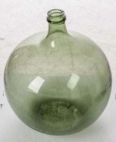 French 19th Century Green Blown Glass Wine Keg - 1291241