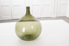 French 19th Century Green Blown Glass Wine Keg - 1755741