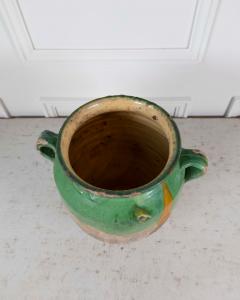French 19th Century Green Glaze Confit Pot - 4758248