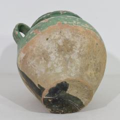 French 19th Century Green Glazed Ceramic Confit Jar - 4116041