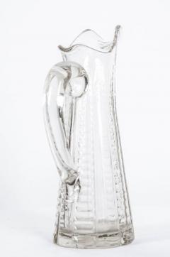 French 19th Century Hand Blown Glass Pitcher - 1311503