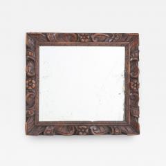 French 19th Century Hand Carved Wood Mirror - 504998