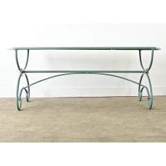 French 19th Century Iron Dining Table in New Powdercoat - 4223490