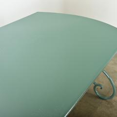 French 19th Century Iron Dining Table in New Powdercoat - 4223491