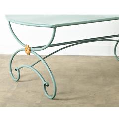 French 19th Century Iron Dining Table in New Powdercoat - 4223492