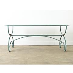 French 19th Century Iron Dining Table in New Powdercoat - 4223497