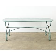 French 19th Century Iron Dining Table in New Powdercoat - 4223499