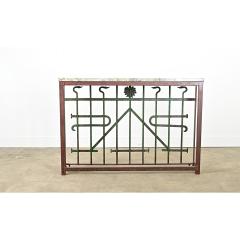 French 19th Century Iron Railing Console - 4371827