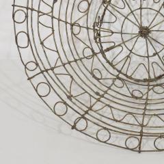 French 19th Century Iron Wirework Basket - 4108651