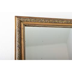 French 19th Century Large Art Nouveau Gilt Mirror - 4530364