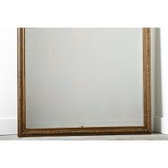 French 19th Century Large Art Nouveau Gilt Mirror - 4530419