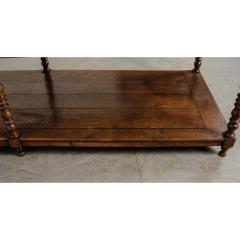 French 19th Century Large Oak Drapery Table - 1794807