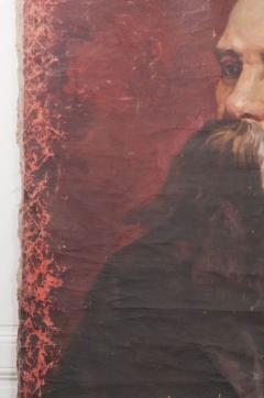 French 19th Century Large Portrait on Canvas - 1409759