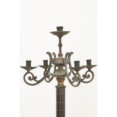 French 19th Century Large Toleware Candelabra - 2953122