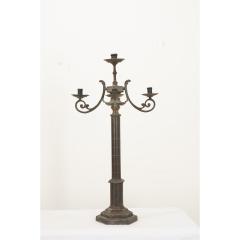 French 19th Century Large Toleware Candelabra - 2953123