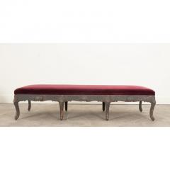 French 19th Century Large Upholstered Bench - 2814584