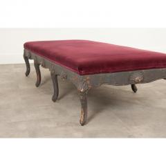 French 19th Century Large Upholstered Bench - 2814613
