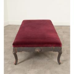 French 19th Century Large Upholstered Bench - 2814614