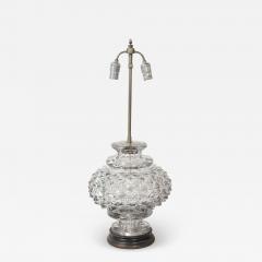 French 19th Century Lead Crystal Lamp - 1602778