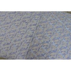 French 19th Century Long Bench in Fortuny Fabric - 4663612