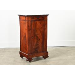 French 19th Century Louis Philippe Mahogany Bedside Table - 4482391