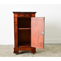 French 19th Century Louis Philippe Mahogany Bedside Table - 4482401