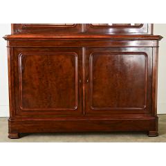 French 19th Century Louis Philippe Mahogany Bibliotheque - 4045612