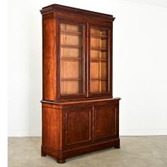 French 19th Century Louis Philippe Mahogany Bibliotheque - 4045622