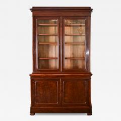 French 19th Century Louis Philippe Mahogany Bibliotheque - 4073316