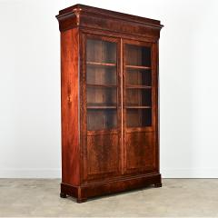French 19th Century Louis Philippe Mahogany Bibliotheque - 4282162