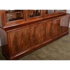 French 19th Century Louis Philippe Mahogany Bibliotheque - 4342435