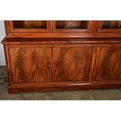 French 19th Century Louis Philippe Mahogany Bibliotheque - 4342436
