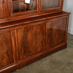 French 19th Century Louis Philippe Mahogany Bibliotheque - 4342440
