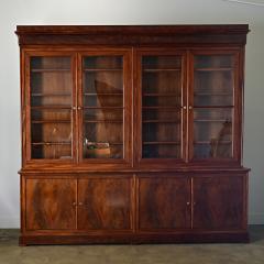 French 19th Century Louis Philippe Mahogany Bibliotheque - 4342452