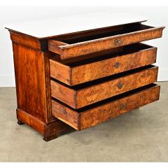 French 19th Century Louis Philippe Marble Top Commode - 4342441