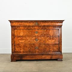 French 19th Century Louis Philippe Marble Top Commode - 4342454