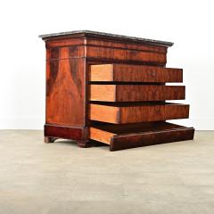 French 19th Century Louis Philippe Style Commode with Secretary - 4223540