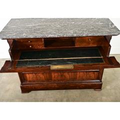 French 19th Century Louis Philippe Style Commode with Secretary - 4223555