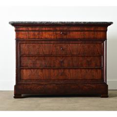 French 19th Century Louis Philippe Style Commode with Secretary - 4223575