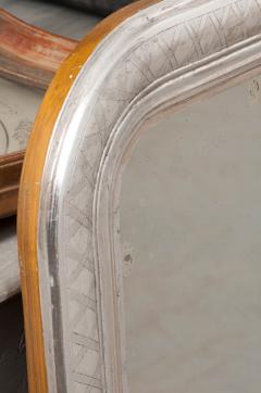 French 19th Century Louis Philippe Style Silver Gilt Mirror - 1936120